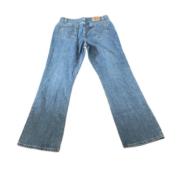 Levi's 515  Nouveau Bootcut Womens Jeans Blue Denim  34 x 33 Size 16M - Picture 3 of 16
